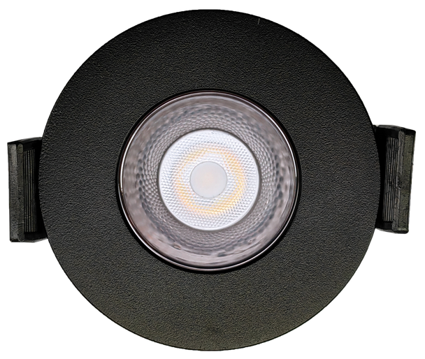 2" Round Fixed Downlight Black - main product image