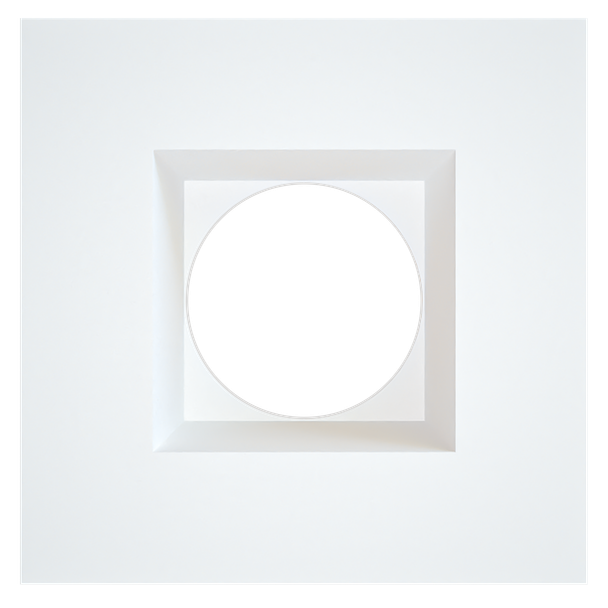 4 Inch White Square Trim - main product image
