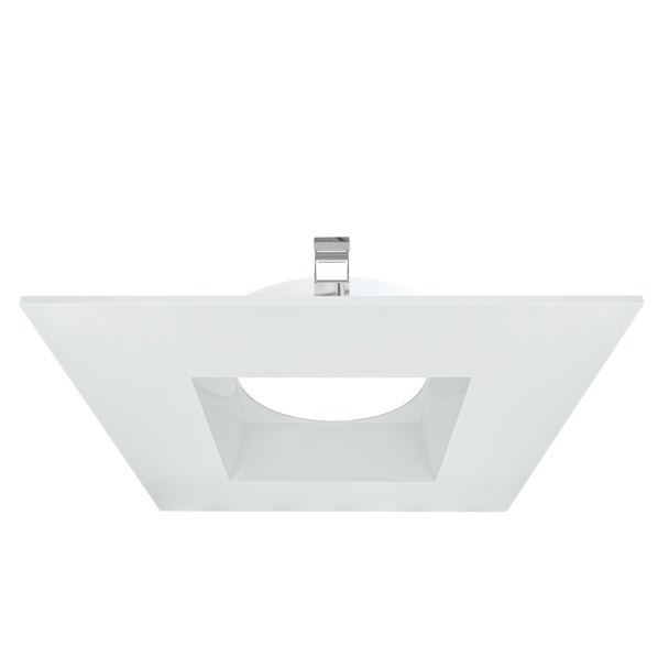 4 Inch White Square Trim