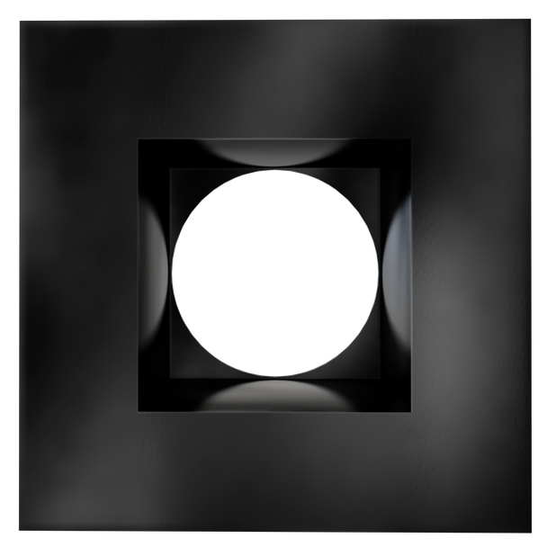 4 Inch Black Square Trim - main product image