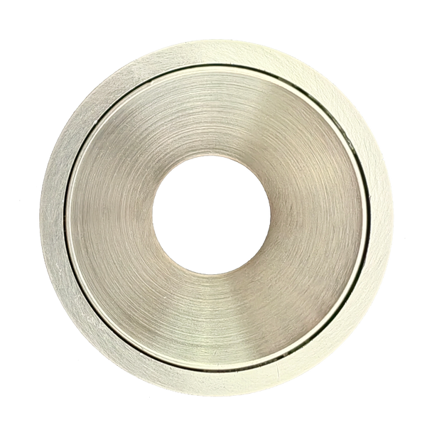 1 Inch Brushed Nickel Round Millwork Trimless Kit - main product image