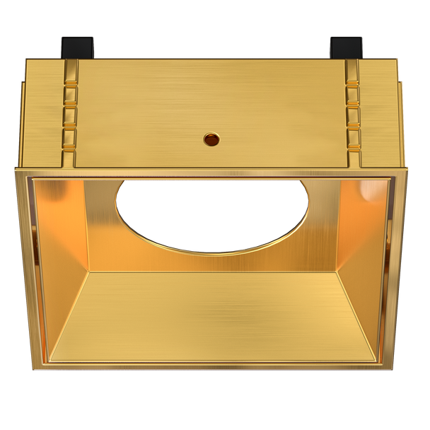 3.5 Inch Brushed Brass Square Millwork Trimless Kit - alternate image 2