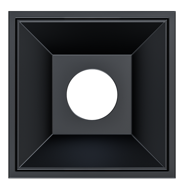 1 Inch Black Square Millwork Trimless Kit