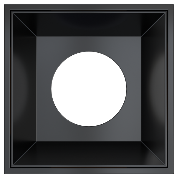 3 Inch Black Square Millwork Trimless Kit