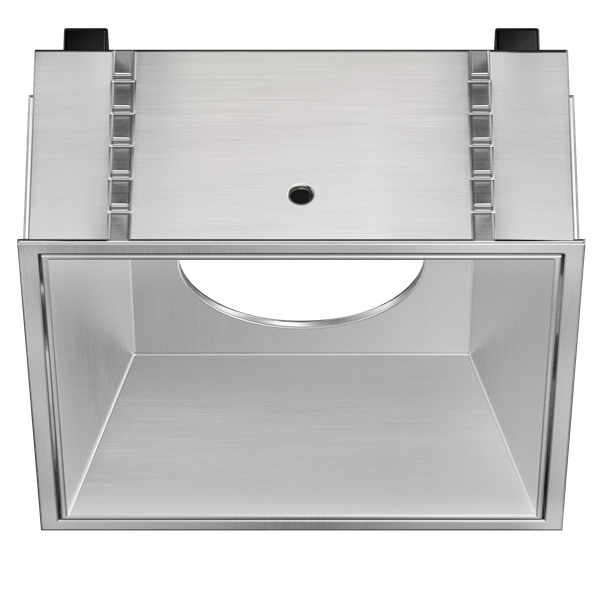 3 Inch Brushed Nickel Square Millwork Trimless Kit - alternate image 2