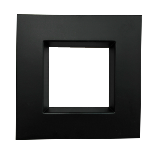5" Square Regress Slim Black Cover - main product image