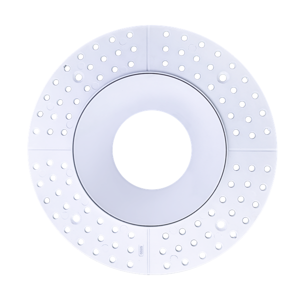 5 Inch White Round Trimless Kit - main product image