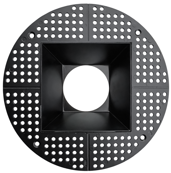 5 Inch Black Square Trimless Kit - main product image