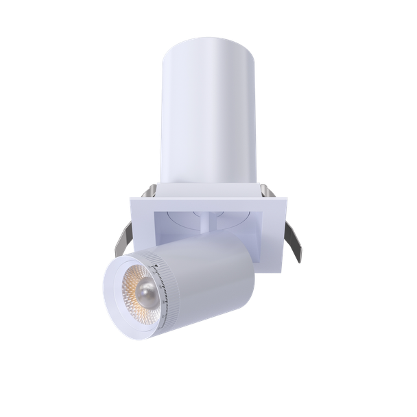 3” Square Retractable Downlight White - alternate image 2