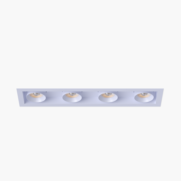 3” Four Head Retractable Multiple White - alternate image 3