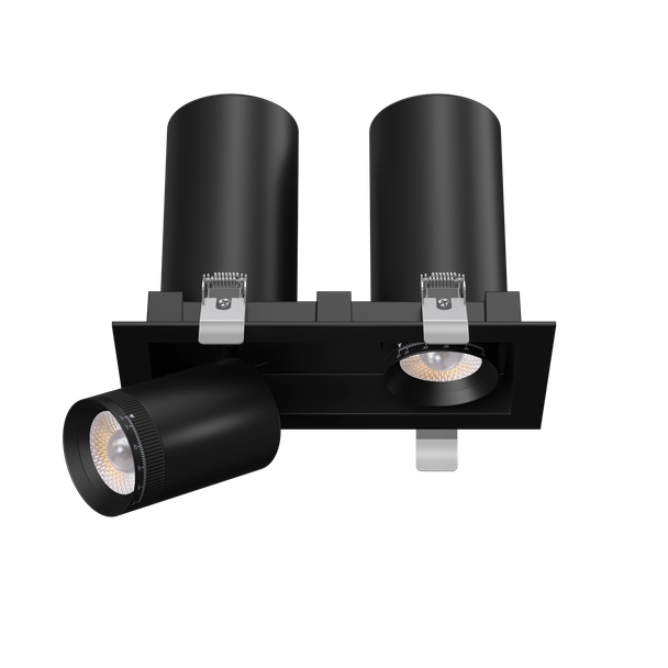 3” Double Head Retractable Multiple Black - alternate image 2