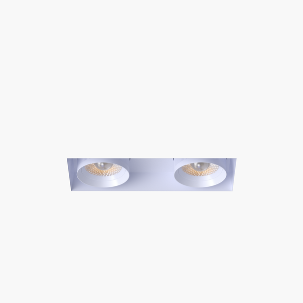 3” Double Head Retractable Trimless Multiple White - alternate image 4