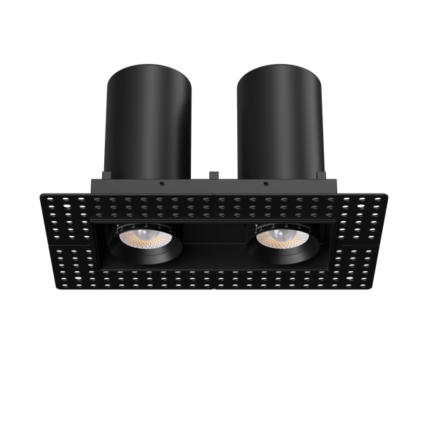 3” Double Head Retractable Trimless Multiple Black - main product image