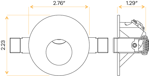 Round Clip-In Step Light - alternate image 3