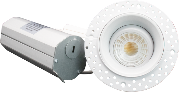 2" Gimbal Trimless (White) - alternate image 2