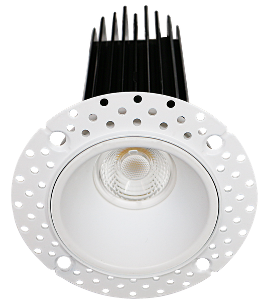 2” HO Round Trimless Luminaire (White) - alternate image 2