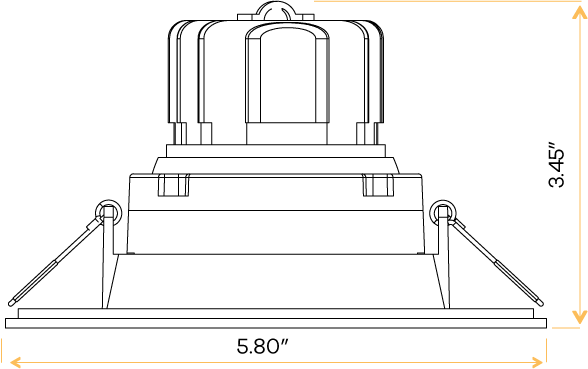 3.5” Single Head Regress Multiple Gimbal Black - alternate image 2
