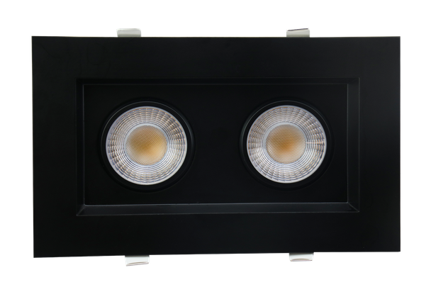 3.5” Double Head Regress Multiple Gimbal Black - main product image