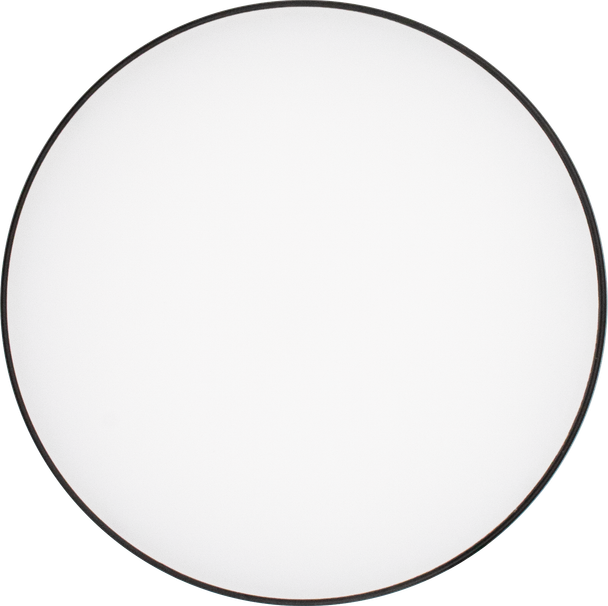 5" Edgeless Round Surface Mount (Black) - alternate image 2