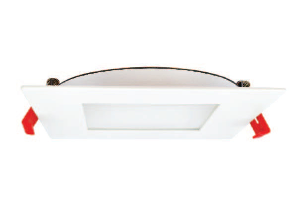 4" Square Flushed Slim 3500K - main product image