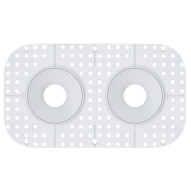 2 Inch Round Double Head Trimless Kit