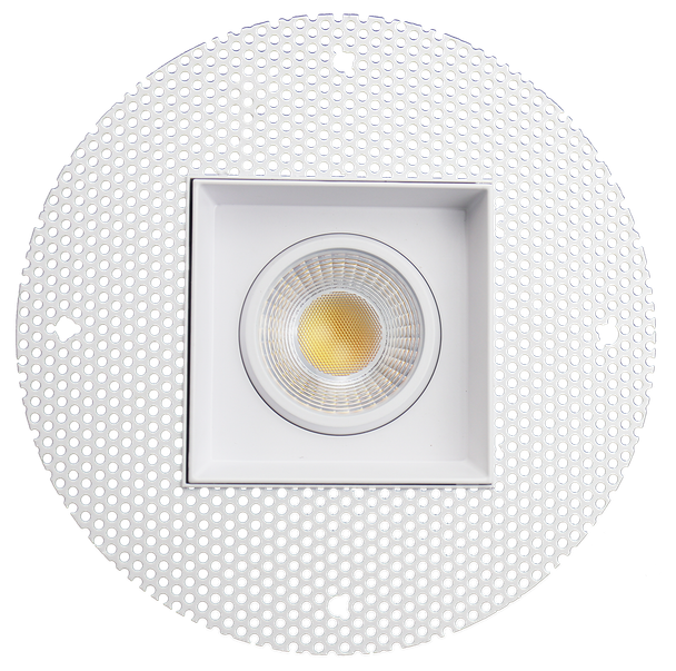 3.5" Single Head Trimless Regress Multiple Gimbal White - main product image