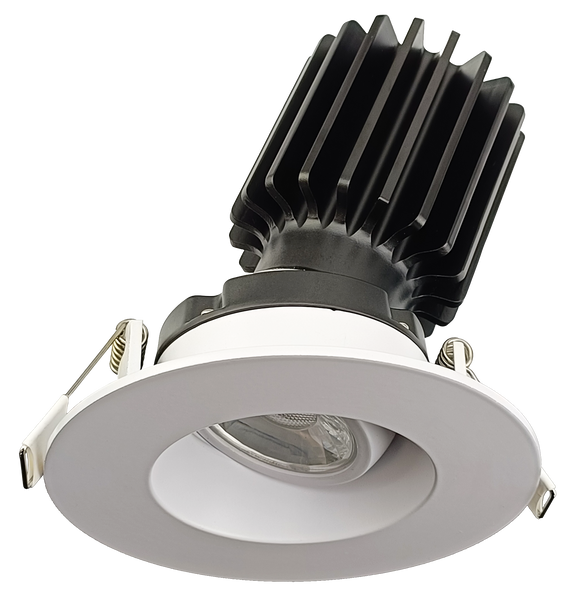 3” HO Round Regress Gimbal (White) - alternate image 2