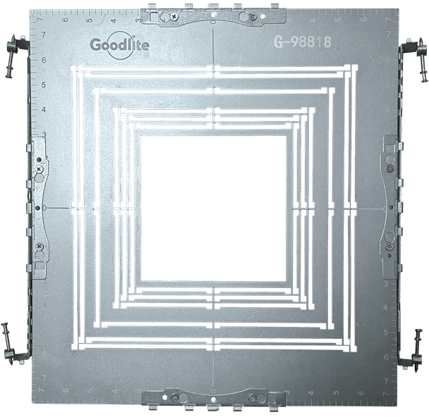 Rectangular Flanged New construction plate - main product image