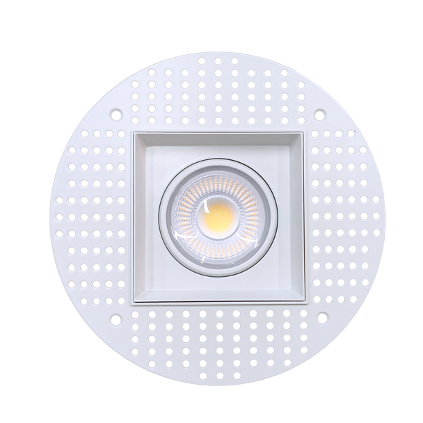 4" Single Head Trimless Regress Multiple Gimbal White - main product image
