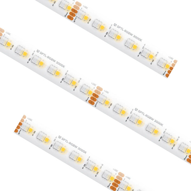 Proluxe SPTL-RGBW Series Tape Light, RGBW (3000K), 24V DC, 16.4ft, IP54