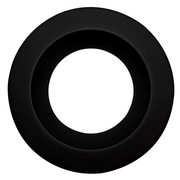 4" Round Retro Black Cover - main product image