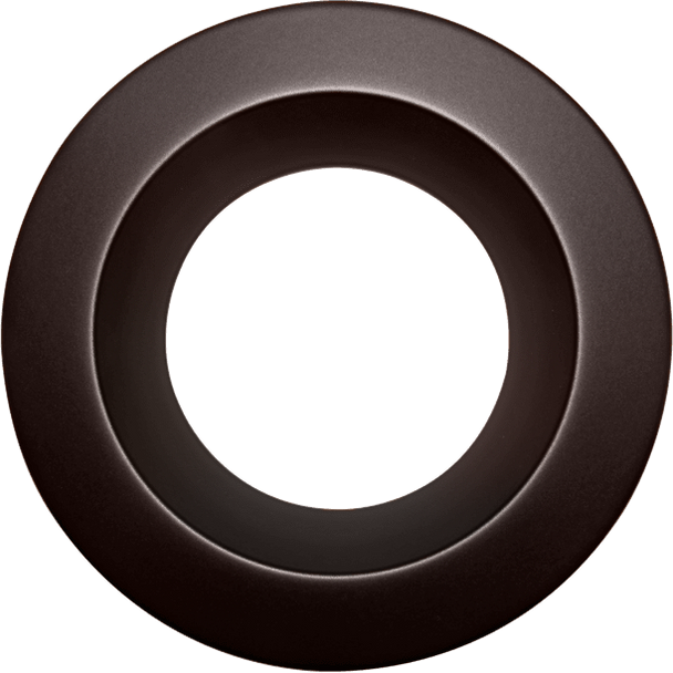 4" Round Retro Bronze Cover - main product image