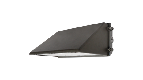 Honya Lighting LED Full Cut-Off Wall Pack, 45W/60W/75W Selectable, 3000K/4000K/5000K Selectable, 100-277V, Dark Bronze, Built-in Photocell