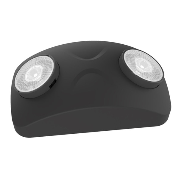 EL Series Modern Mini Emergency Light, M5, Black Finish, 1W per head, 120-277V, 5700K
