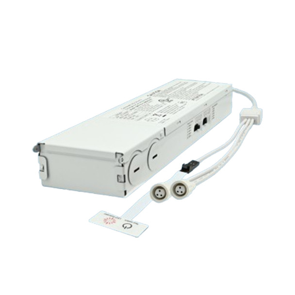 ATG Emergency Backup Driver for Remote J-Box Downlight, 24W Max Adaptive Power, 3.5W Emergency Power, 120-347V, Triac Dimmable & 0-10V, LiFePO4, 90-Minute Emergency, EMCTO3-18-MS5C5-D1