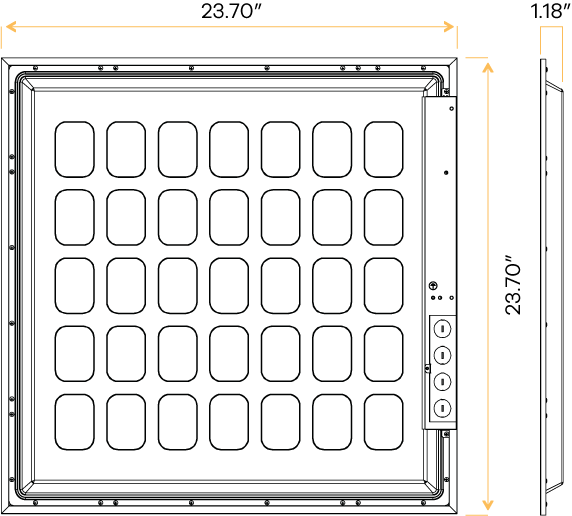 2X2 Backlit Flat Panel - alternate image 4
