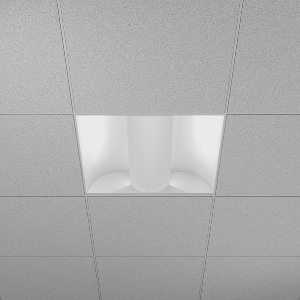 2X2 Indirect Center Net Basket Troffer - alternate image 2