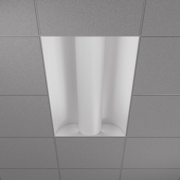 2X4 Indirect Center Net Basket Troffer - alternate image 2