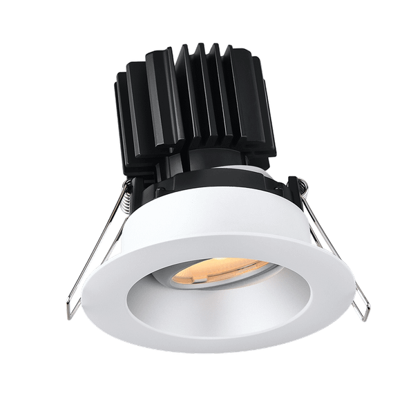 Lotus LED Tangra 3" Gimbal Round Recessed Wide Trim, 3000K, CRI98