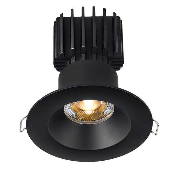 Tangra 3" Fixed Round Recessed Wide Trim, White|Black|Alzak|Oil Rubbed Bronze|White Trim Black Reflector