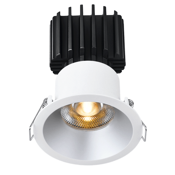 Tangra 3" Fixed Round Recessed Thin Trim, White|Black|Alzak|Oil Rubbed Bronze|White Trim Black Reflector