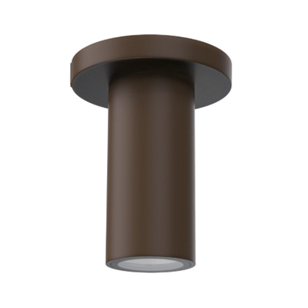 Unify Outdoor Cylinder 4" Down, 14L/18L/21L Selectable Lumens, 120-277V, 3000K/3500K/4000K Selectable CCT, Wide Flood 60°, Surface Mount, Bronze