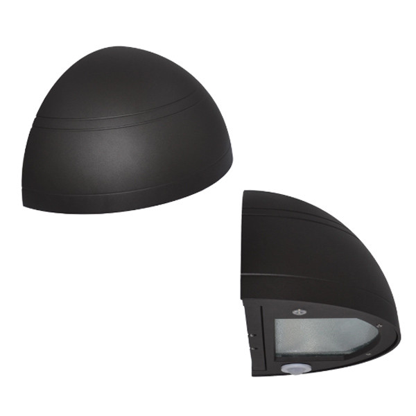 Unify Quarter Round Down Wall Sconce, 3L/5L/8L Lumen Selectable, 120-277V, CCT Selectable 3000K/4000K/5000K, Bronze