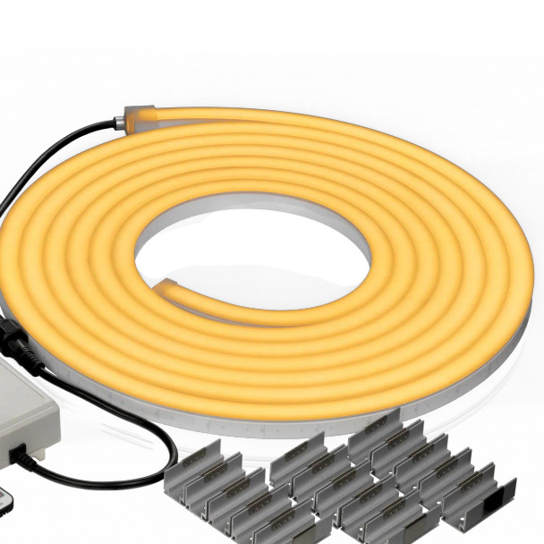 American Lighting NeonFlex Lateral Bend RGBW Kit, 12V, 20ft, IP67