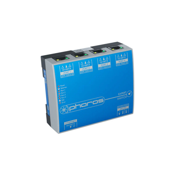 Expert Switch, Unmanaged PoE Ethernet Switch, 4-Port, Class 2 PoE, 24V DC