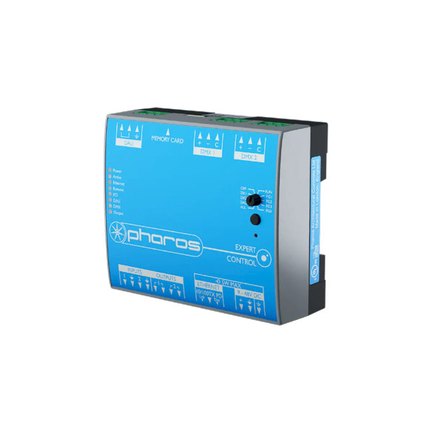 EXPERT CONTROL 1, Lighting Controller, 512 Channels, 2 Local DMX Ports, eDMX/DMX, DALI, IO