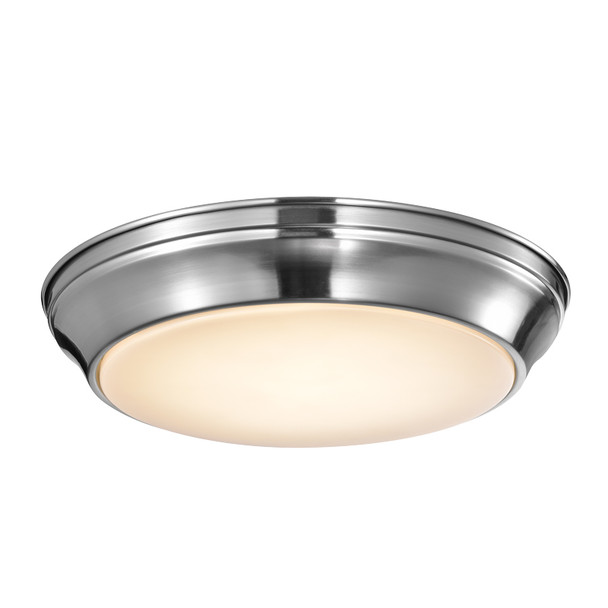 Sunpark Electronics 1028D1 LED Ceiling Fixture, 17W, 120V-277V, 3000K/3500K/4000K/5000K, CRI>80, Satin Nickel