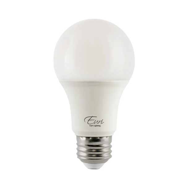 LED A19 Lamp, 5W, 120V, 450lm, 90+ CRI, E26 Base, Dimmable, Damp Rated, 2-Pack