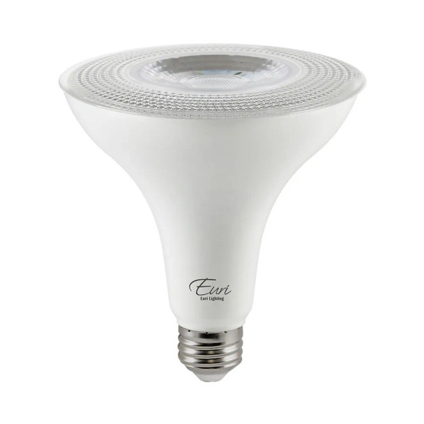 LED PAR38 Lamp, 12W, 1050lm, 5000K, 120V, 40°, E26, Wet Rated, Dimmable, 2-Pack