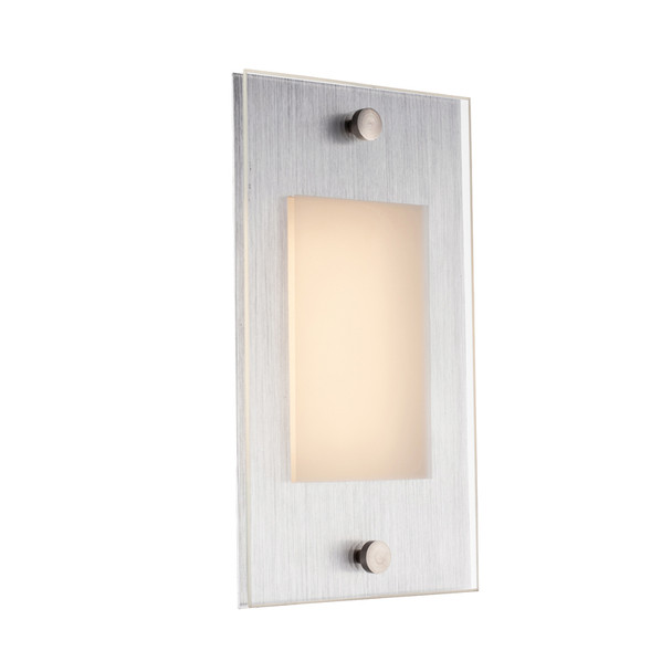 Sunpark W160D Wall Sconce, 120V, 15W, 3000K|3500K|4000K|5000K, Satin Nickel